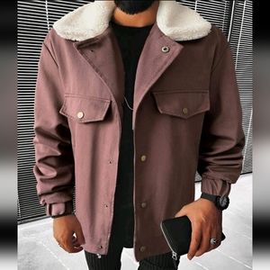 NEW! MENS SHEARLING JACKET SIZE S